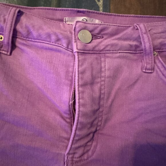 RFM - Garment Dyed, Raw Hem Shorts - Purple - 1x - - Picture 11 of 11